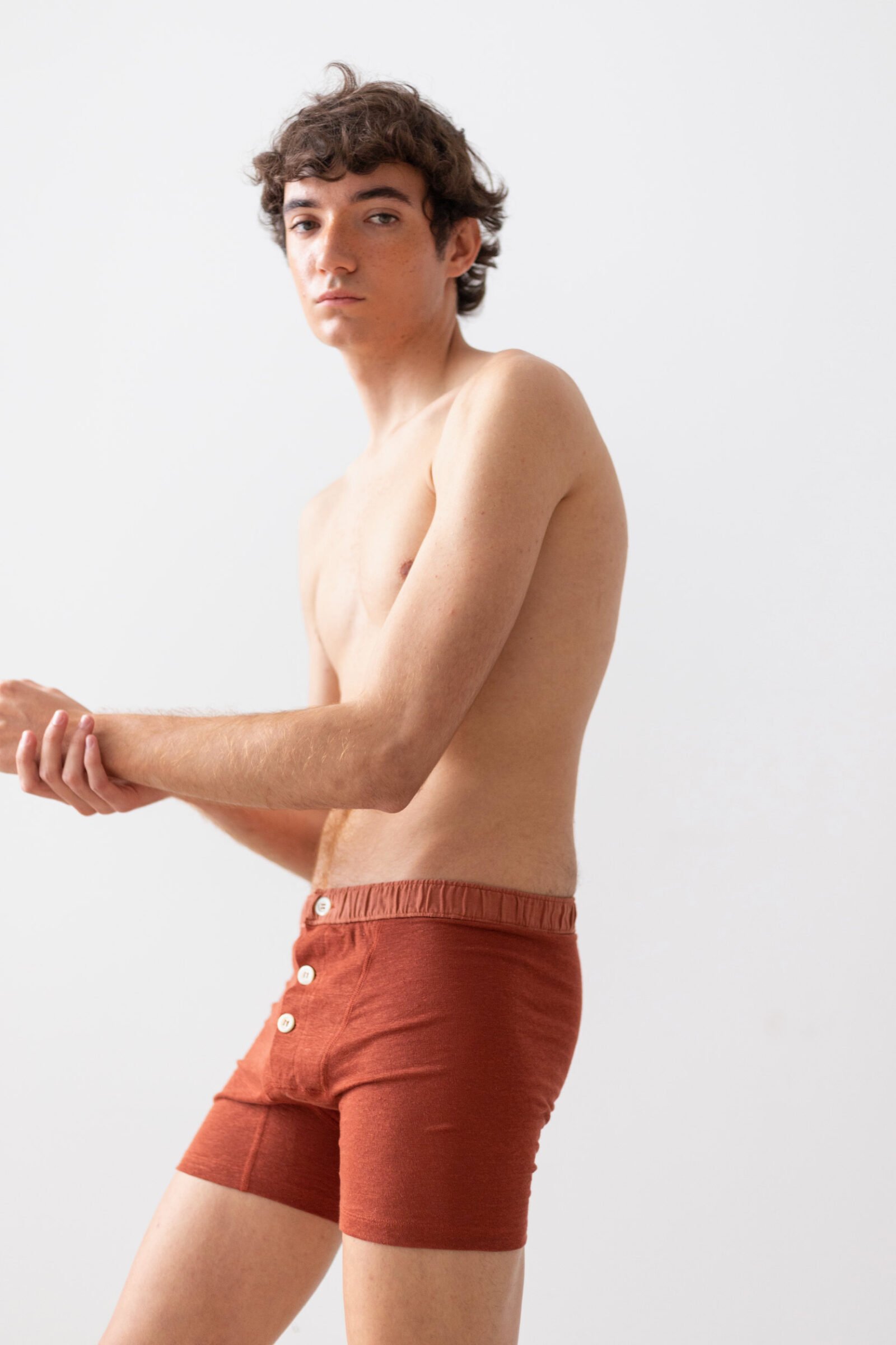 Genderless Short Pants Tomori Rust