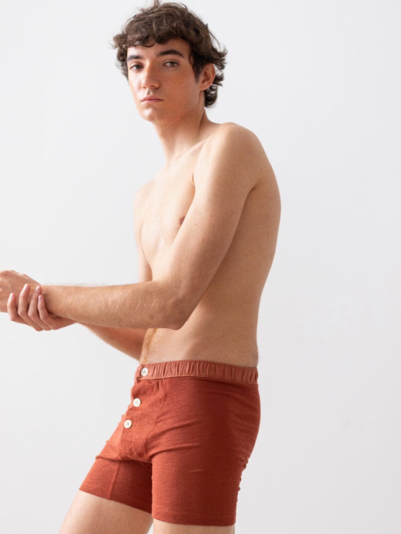 Genderless Short Pants Tomori Rust