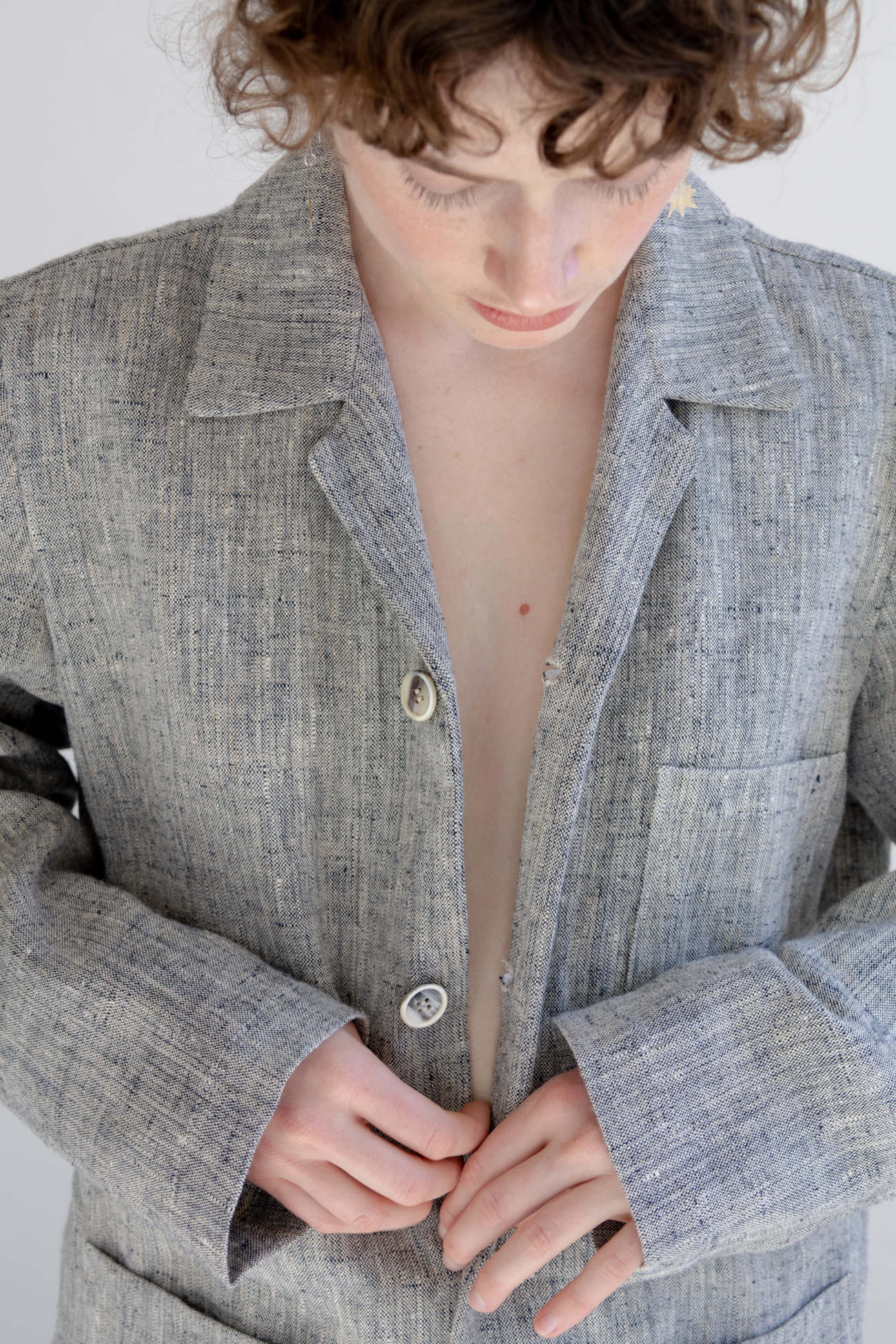 Night & Day Jacket Indigo-Ecru-W