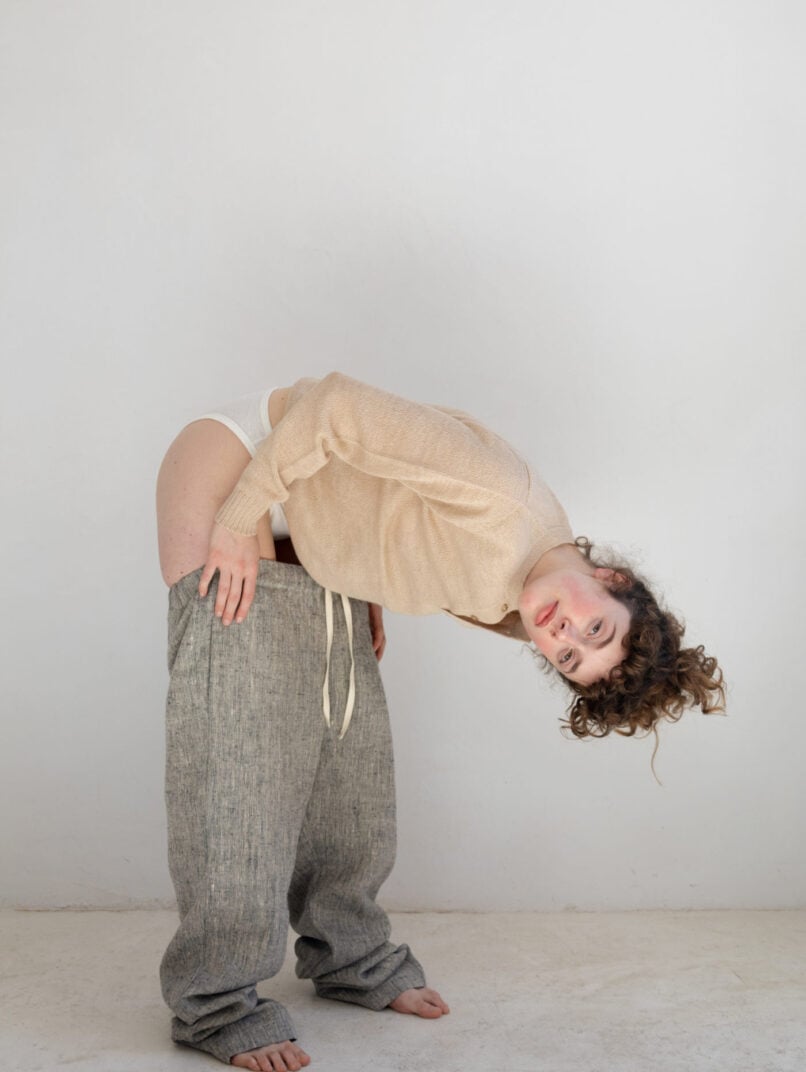 Night & Day Pants Indigo-Ecru-W