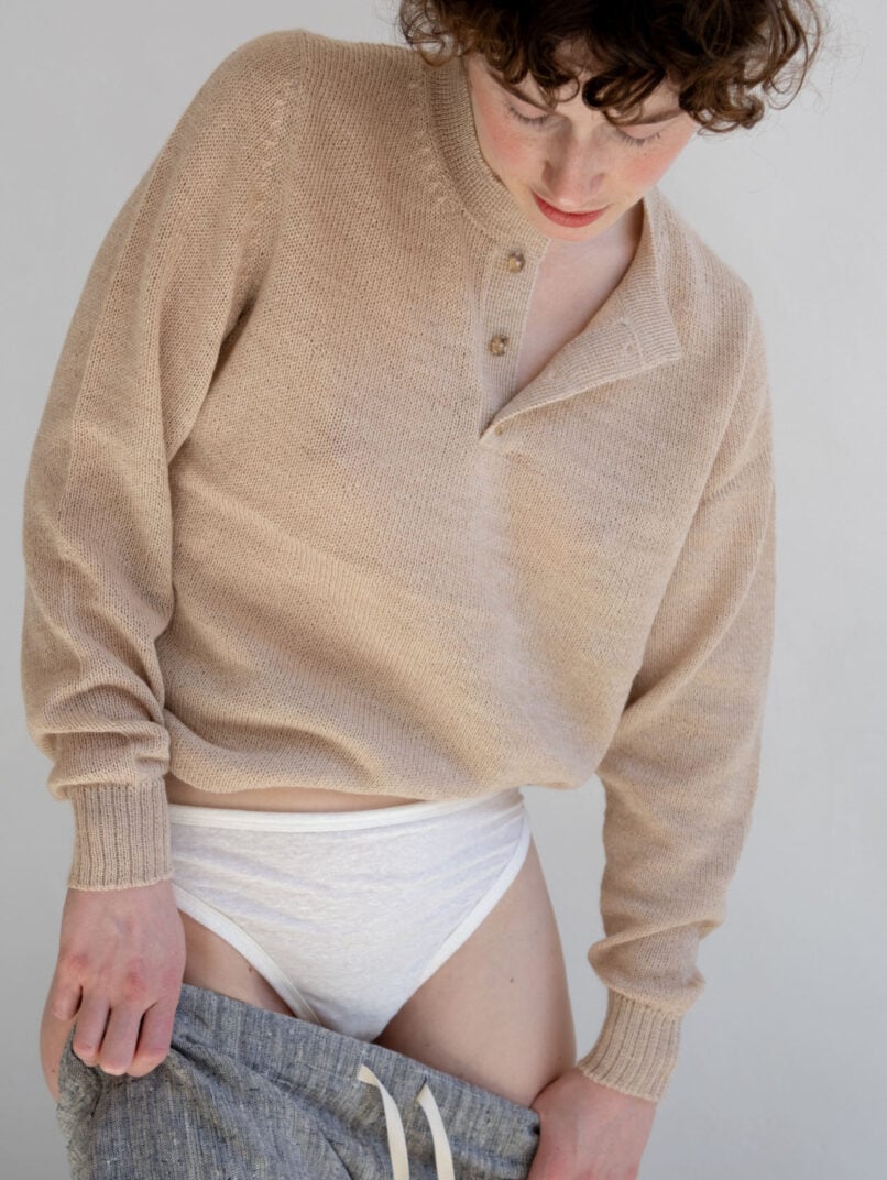 Mini Briefs Celeste Off-White